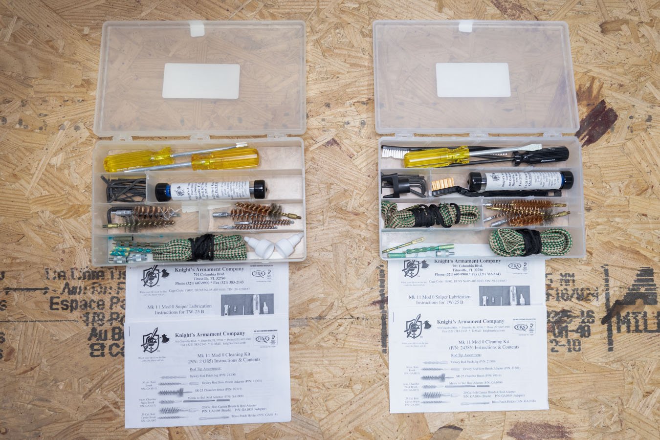 KNIGHT ARMAMENT Navy Mark II Police Trade-In Cleaning Kit